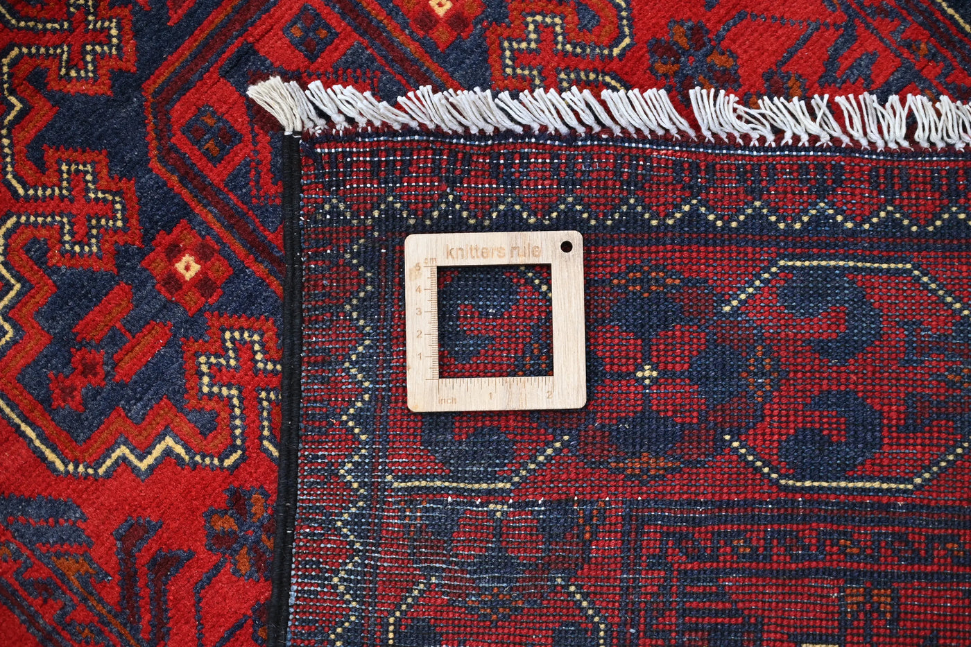 Biljik Afghan Runner Rug – Concentric Infinity