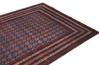 Biljik Afghan Rug – Sapphire Wine
