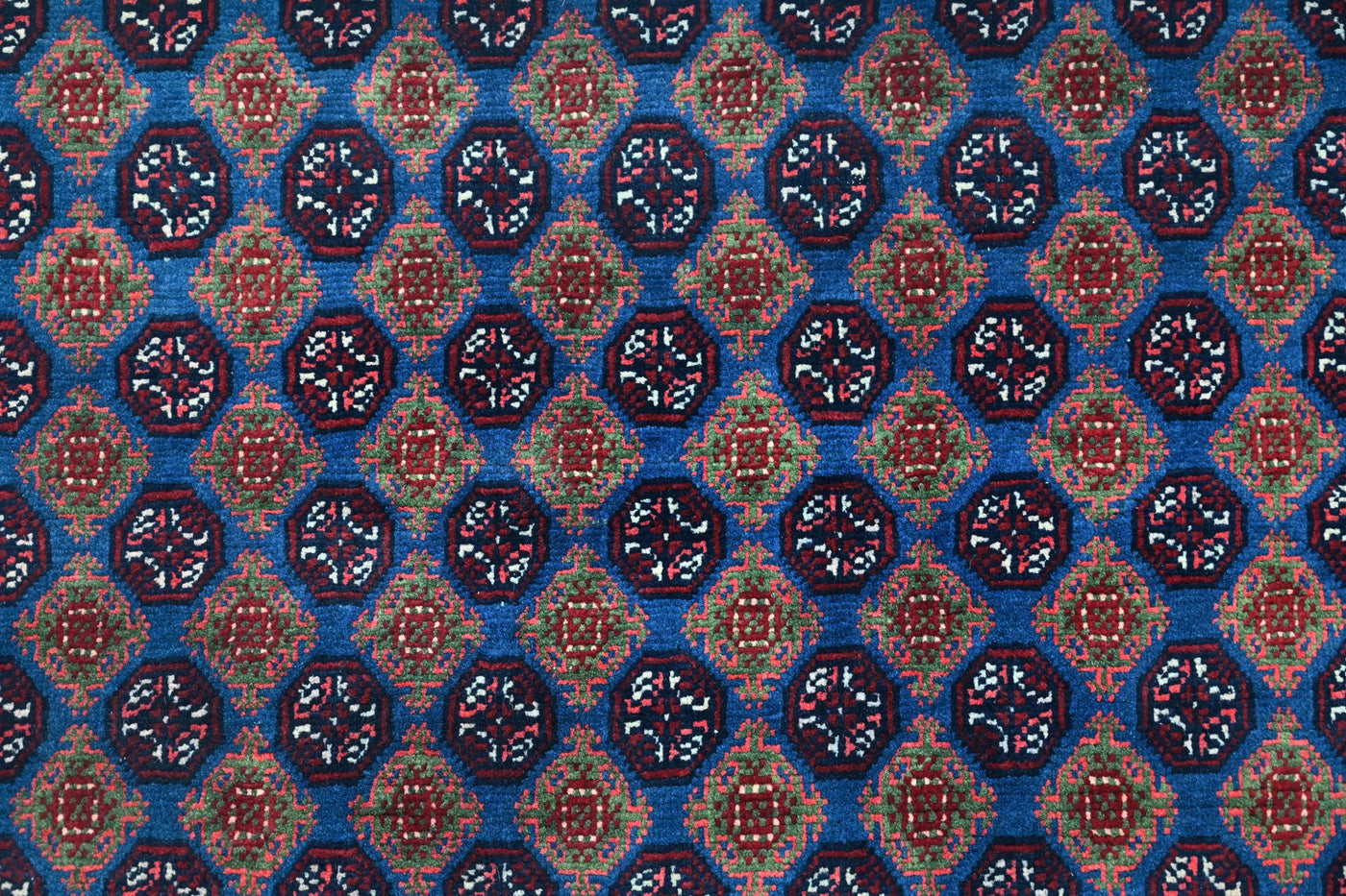 Biljik Afghan Rug – Sapphire Wine