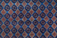 Biljik Afghan Rug – Sapphire Wine