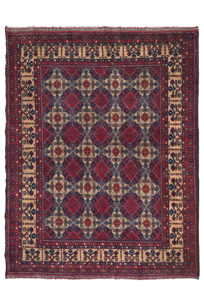 Afghan Biljik Rug, 154 x 201 cm
