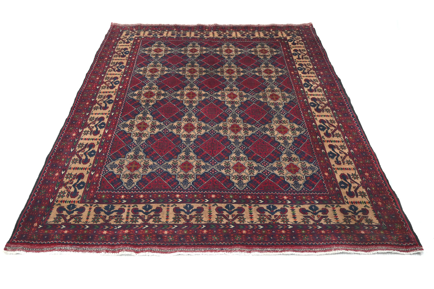 Biljik Afghan Rug – Golden Autumn