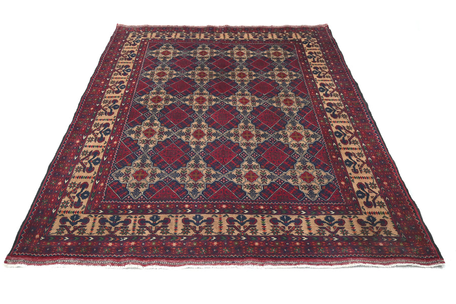 Biljik Afghan Rug – Golden Autumn