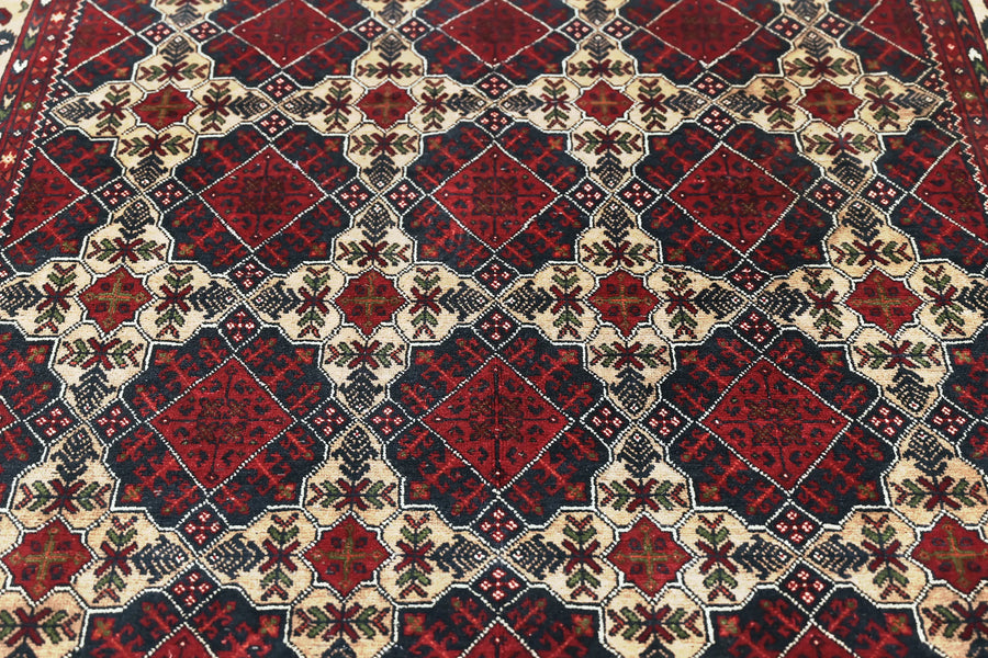 Biljik Afghan Rug – Golden Autumn