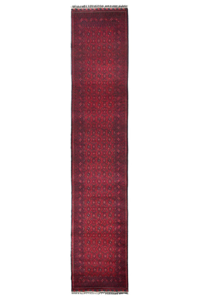 Afghan Biljik Rug, 78 x 385 cm