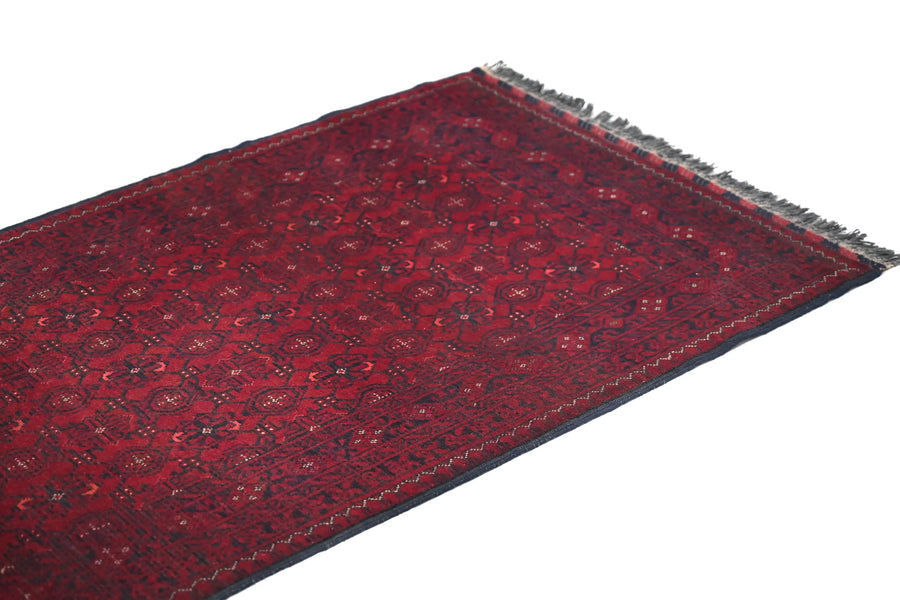 Biljik Afghan Rug – Crimson Passage