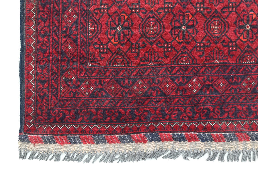 Biljik Afghan Rug – Crimson Passage
