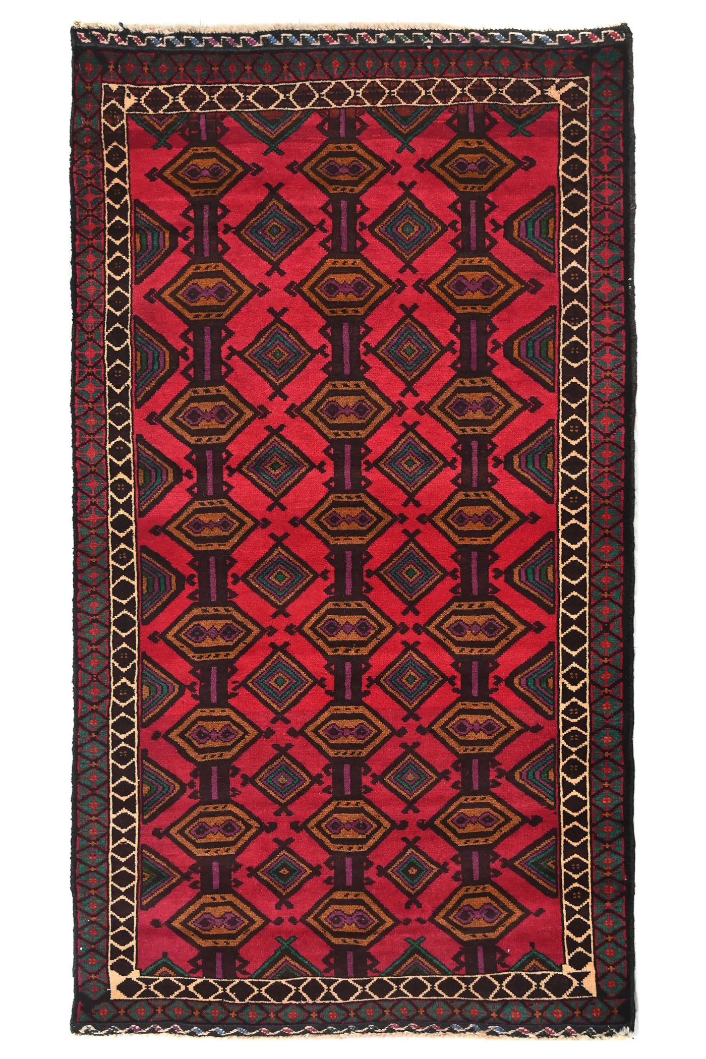 Baluchi Persian Rug – Ember Medallion