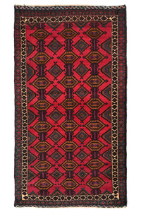 Baluchi Persian Rug, 85 x 152 cm