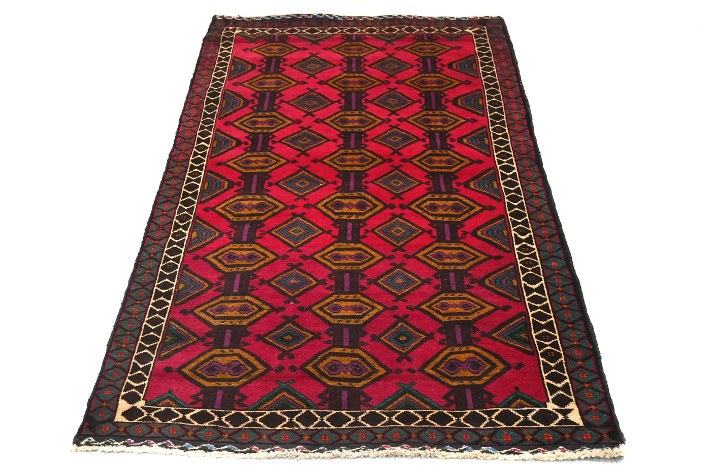 Baluchi Persian Rug – Ember Medallion