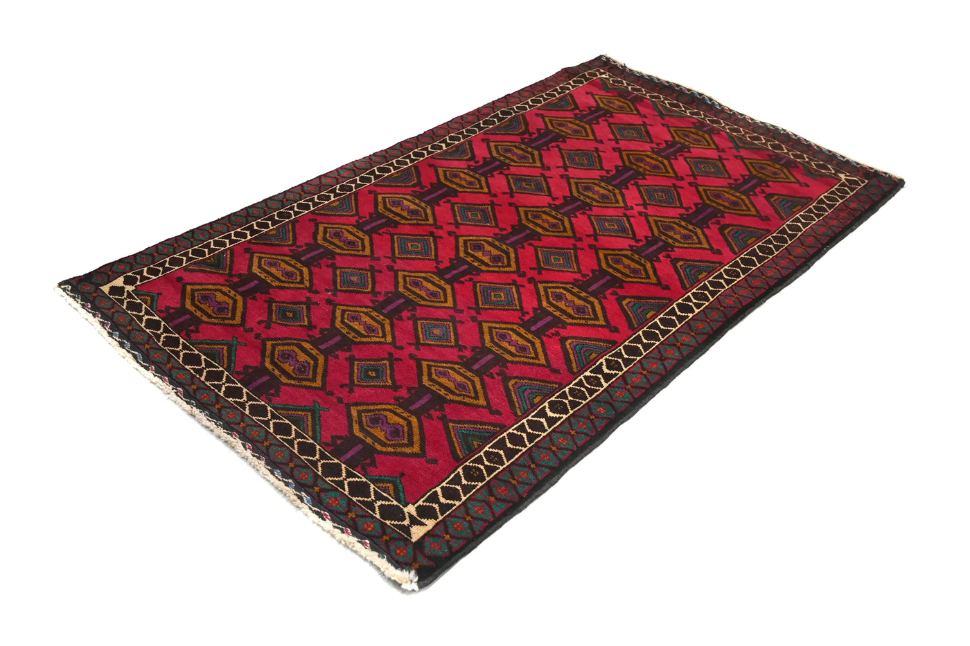 Baluchi Persian Rug – Ember Medallion
