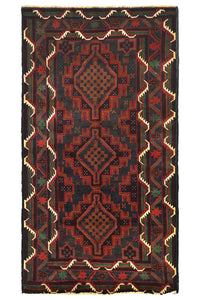 Baluchi Persian Rug, 112 x 205 cm