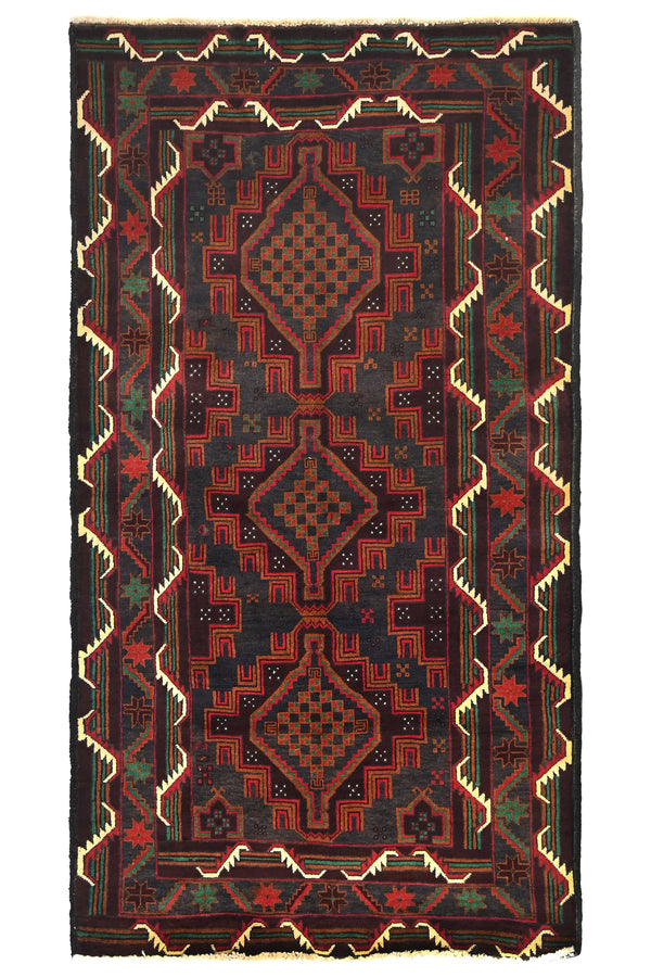Baluchi Persian Rug, 112 x 205 cm