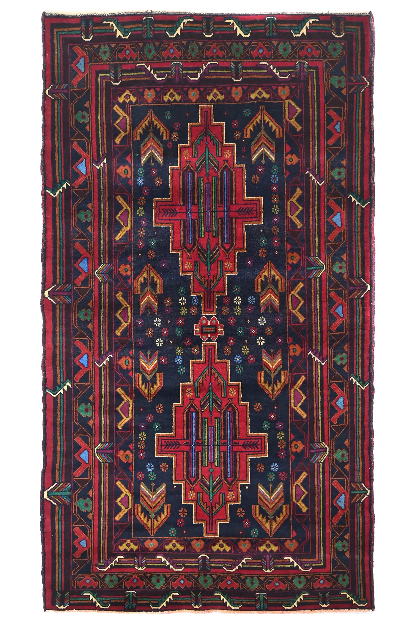 Baluchi Persian Rug, 112 x 201 cm