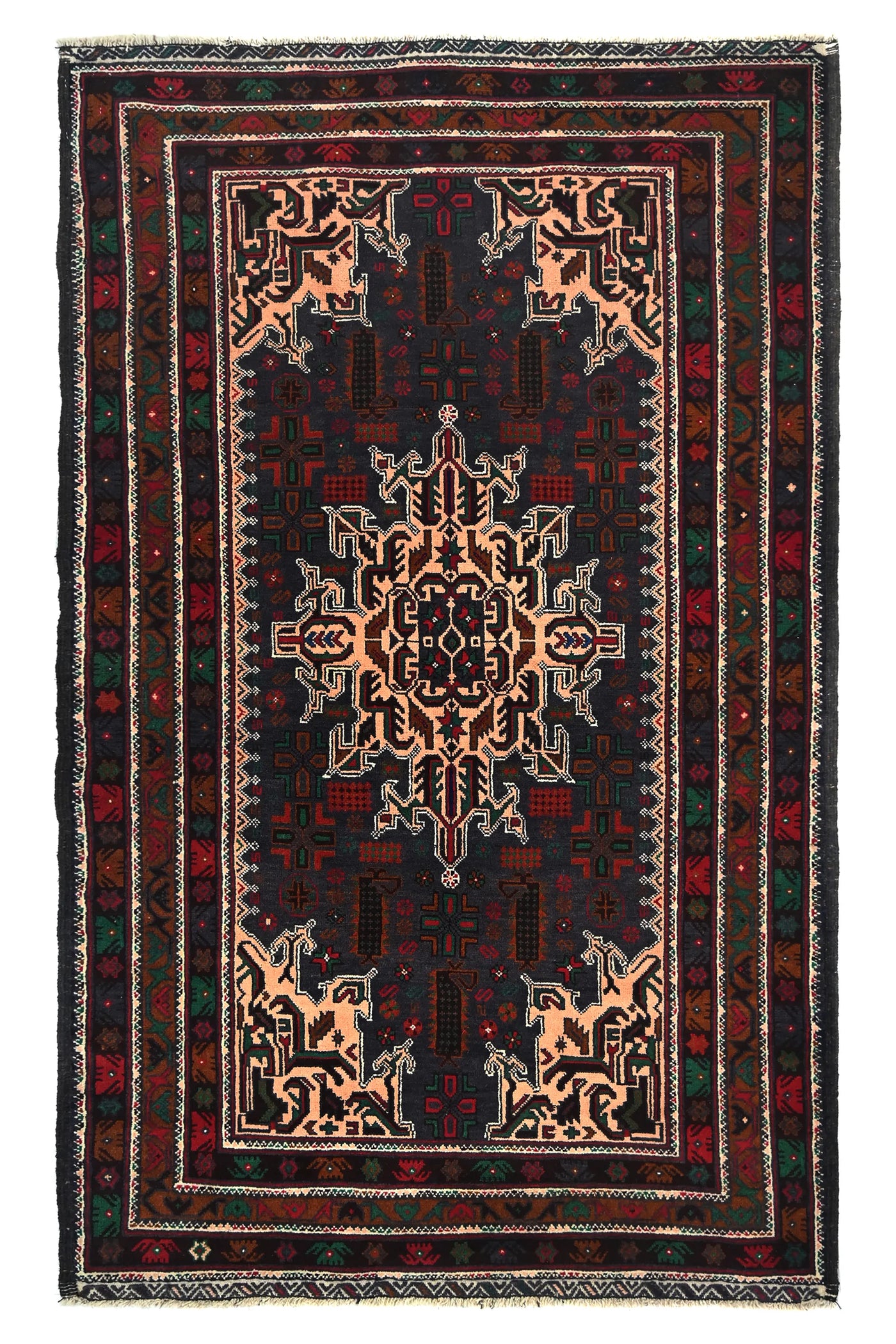 Baluchi Persian Rug – Ink Prism