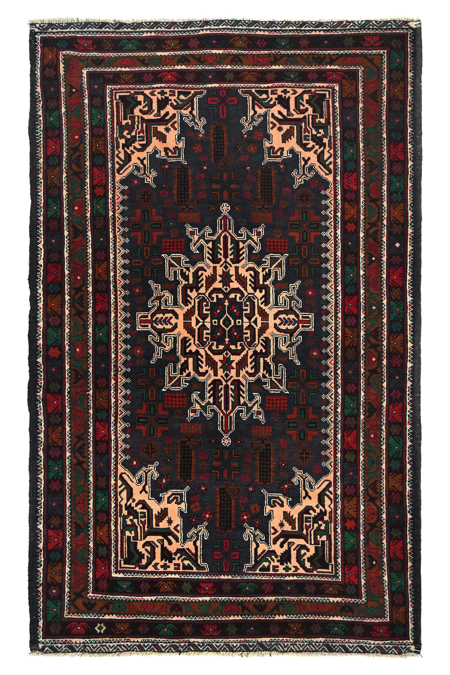 Baluchi Persian Rug, 122 x 198 cm