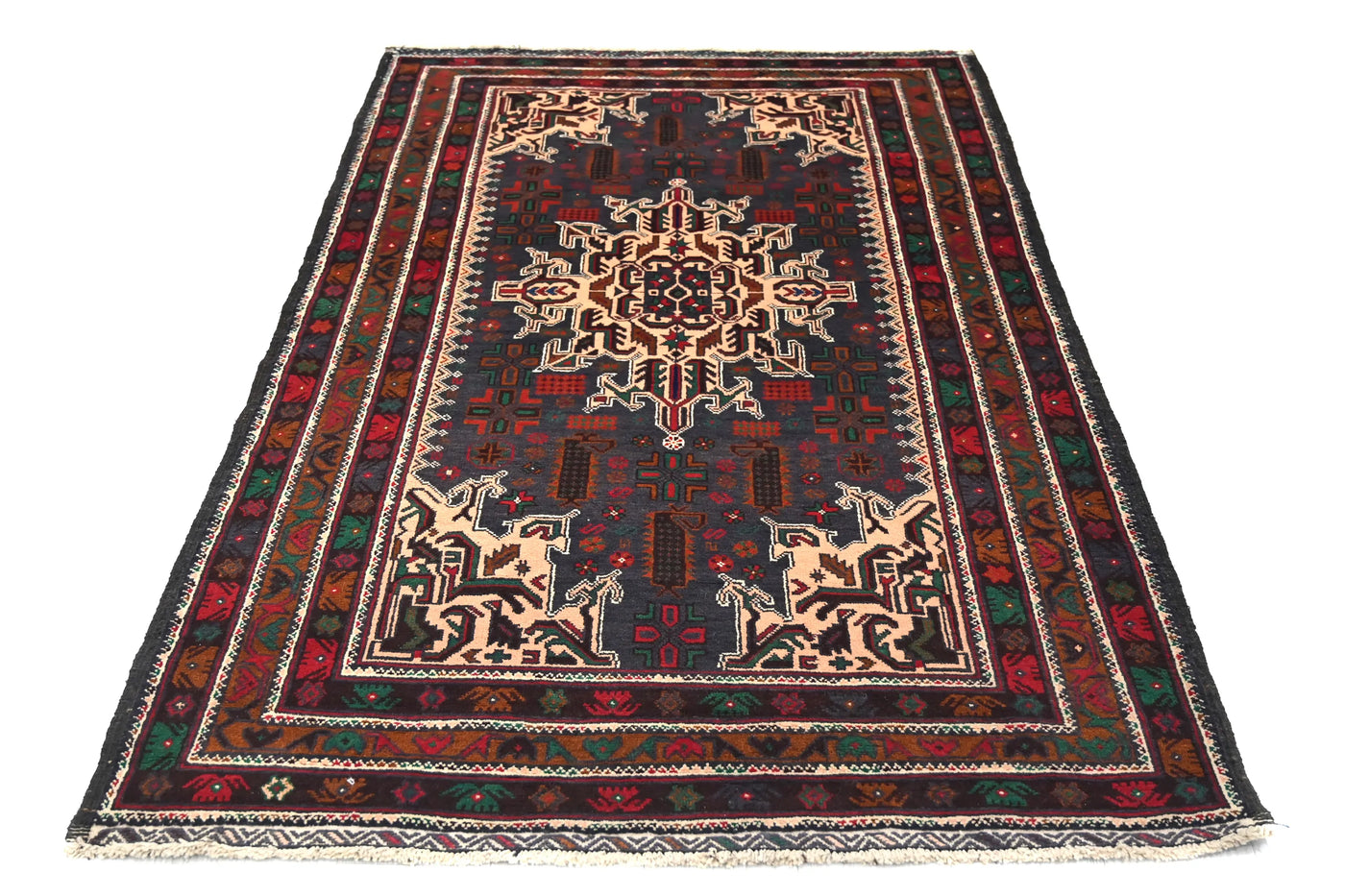 Baluchi Persian Rug – Ink Prism