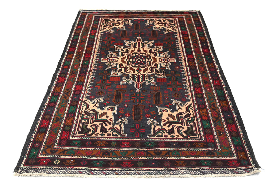 Baluchi Persian Rug, 122 x 198 cm