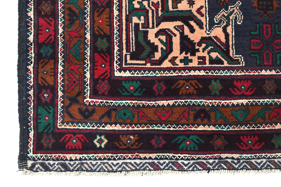 Baluchi Persian Rug, 122 x 198 cm