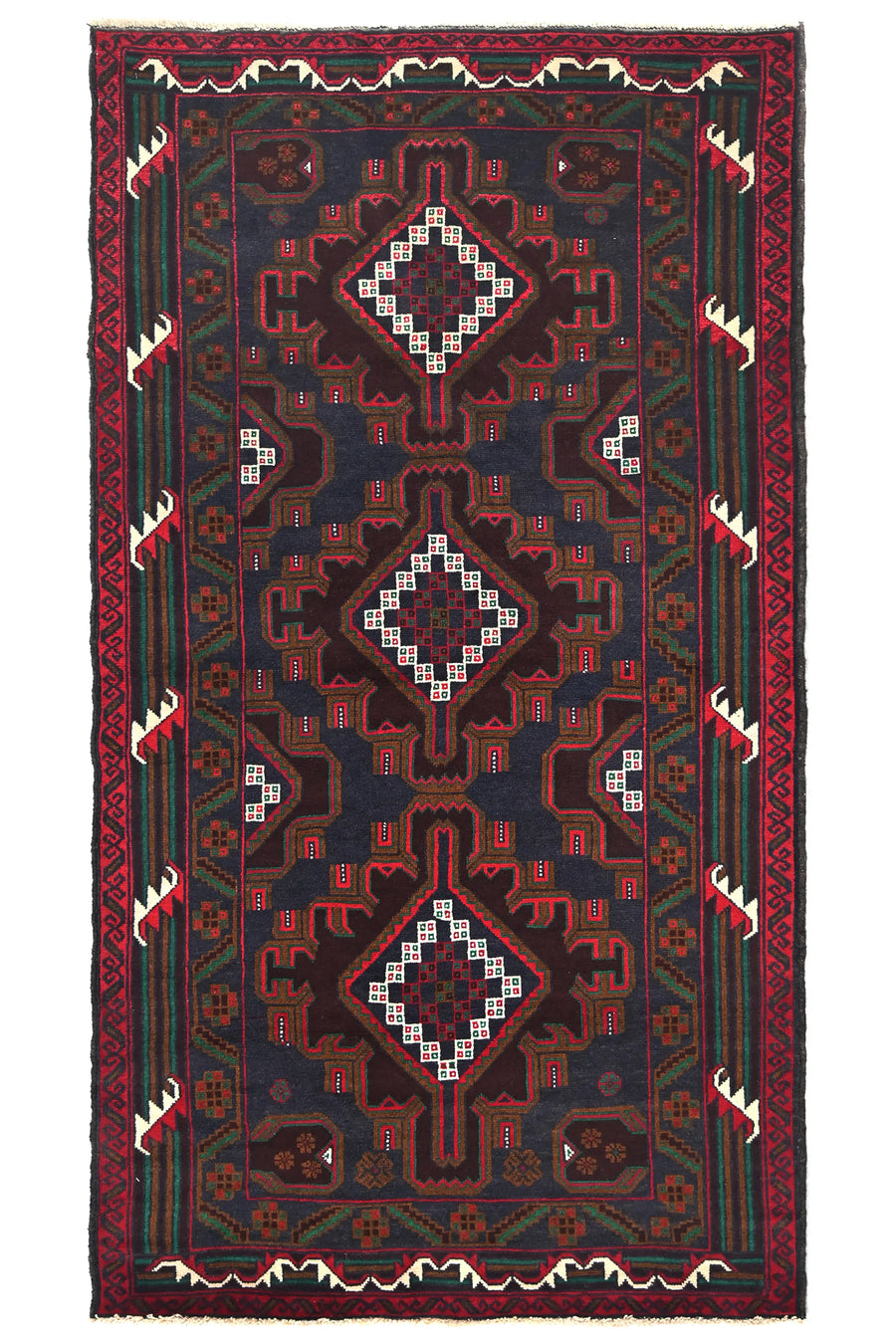 Baluchi Persian Rug, 115 x 208 cm