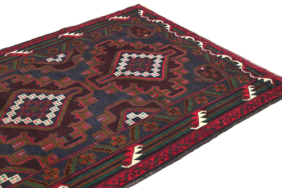 Baluchi Persian Rug, 115 x 208 cm