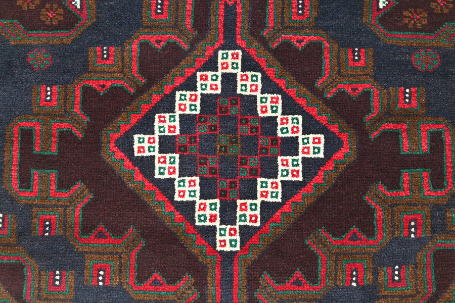 Baluchi Persian Rug, 115 x 208 cm