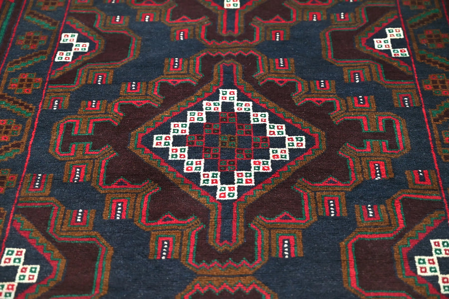 Baluchi Persian Rug, 115 x 208 cm