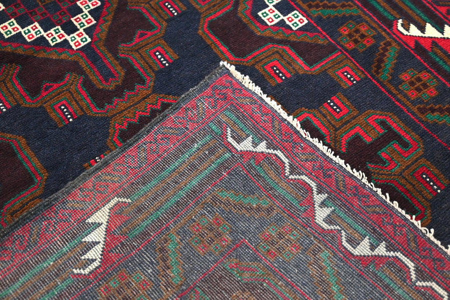 Baluchi Persian Rug, 115 x 208 cm