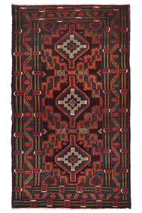 Baluchi Persian Rug, 113 x 194 cm