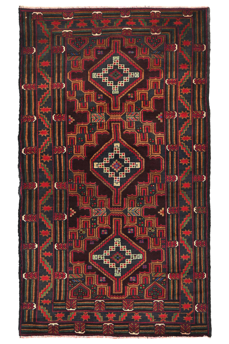 Baluchi Persian Rug, 113 x 194 cm