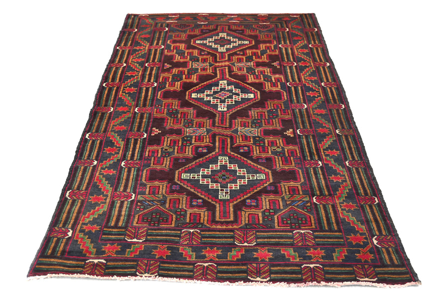 Baluchi Persian Rug, 113 x 194 cm