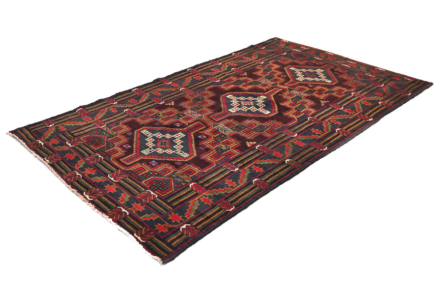 Baluchi Persian Rug, 113 x 194 cm