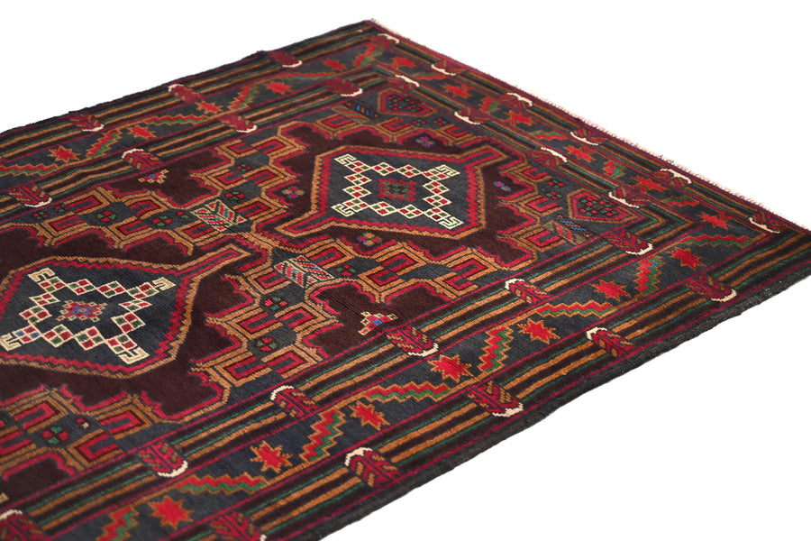 Baluchi Persian Rug, 113 x 194 cm