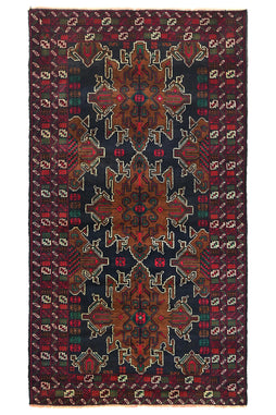 Baluchi Persian Rug, 110 x 200 cm