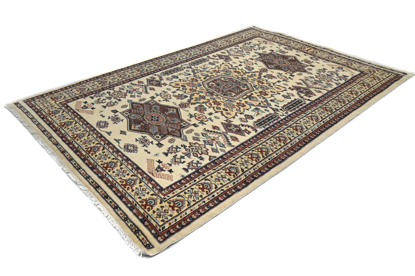 Bukhara Persian Rug – Oatmeal Diamond
