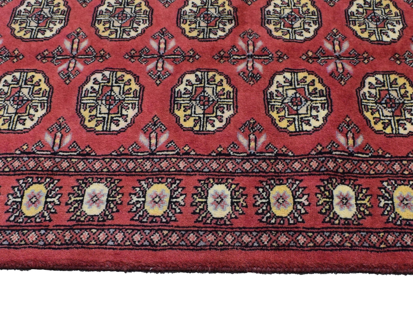 Bukhara Persian Runner – Scarlet Triptych