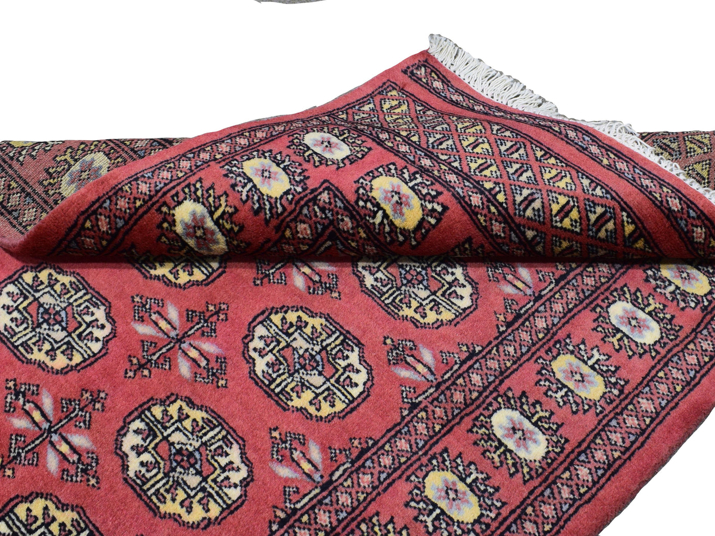 Bukhara Persian Runner – Scarlet Triptych