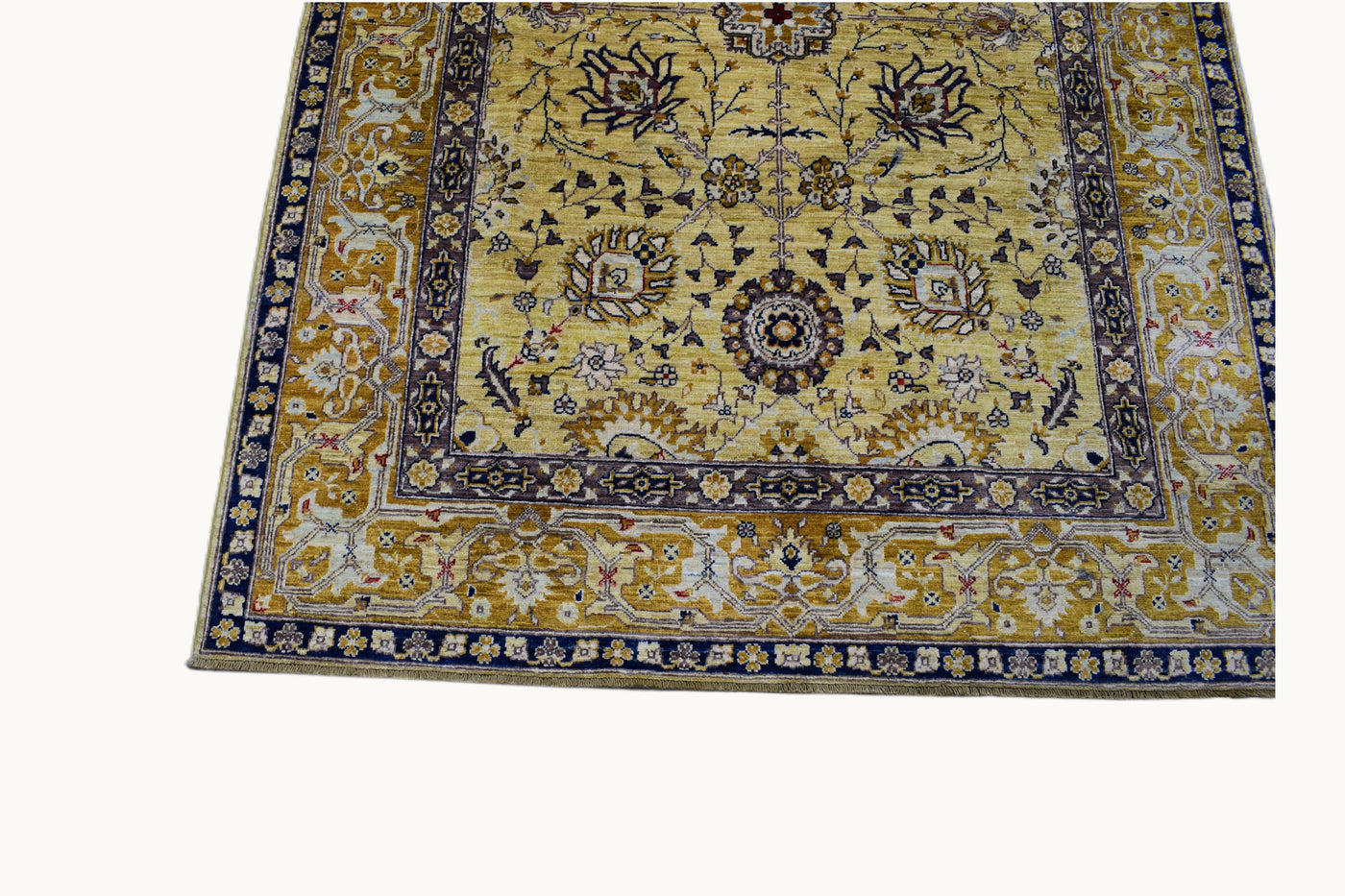 Chobi Afghan Rug – Ivory Arbor