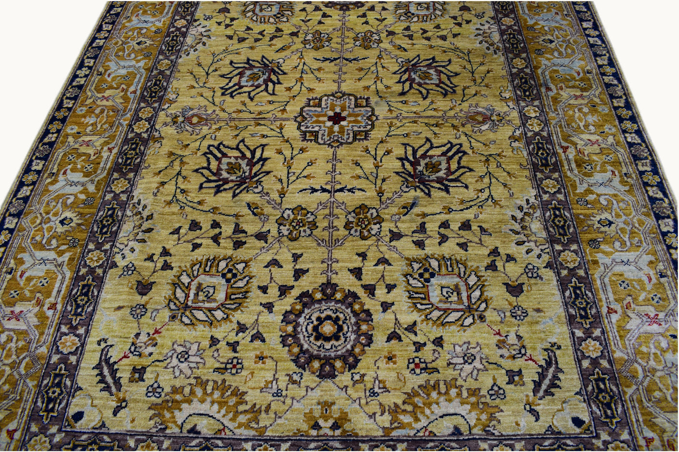 Chobi Afghan Rug – Ivory Arbor