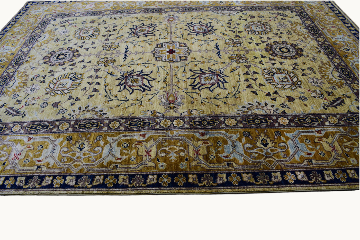 Chobi Afghan Rug – Ivory Arbor