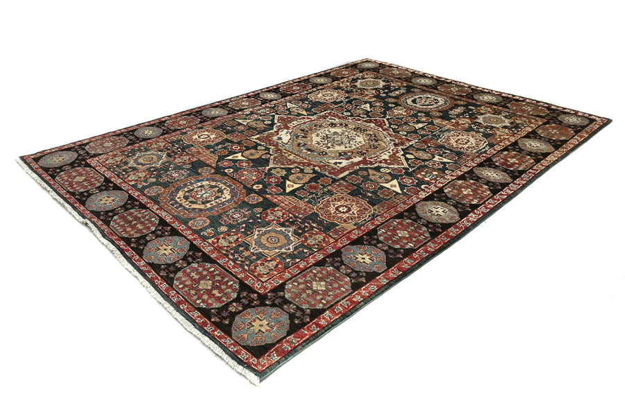 Chobi Afghan Rug – Midnight Medallion
