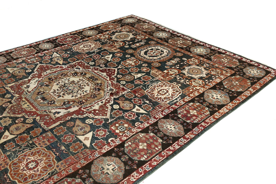 Chobi Afghan Rug – Midnight Medallion