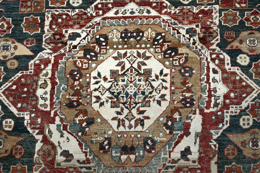 Chobi Afghan Rug – Midnight Medallion