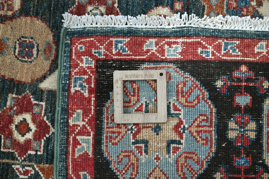 Chobi Afghan Rug – Midnight Medallion