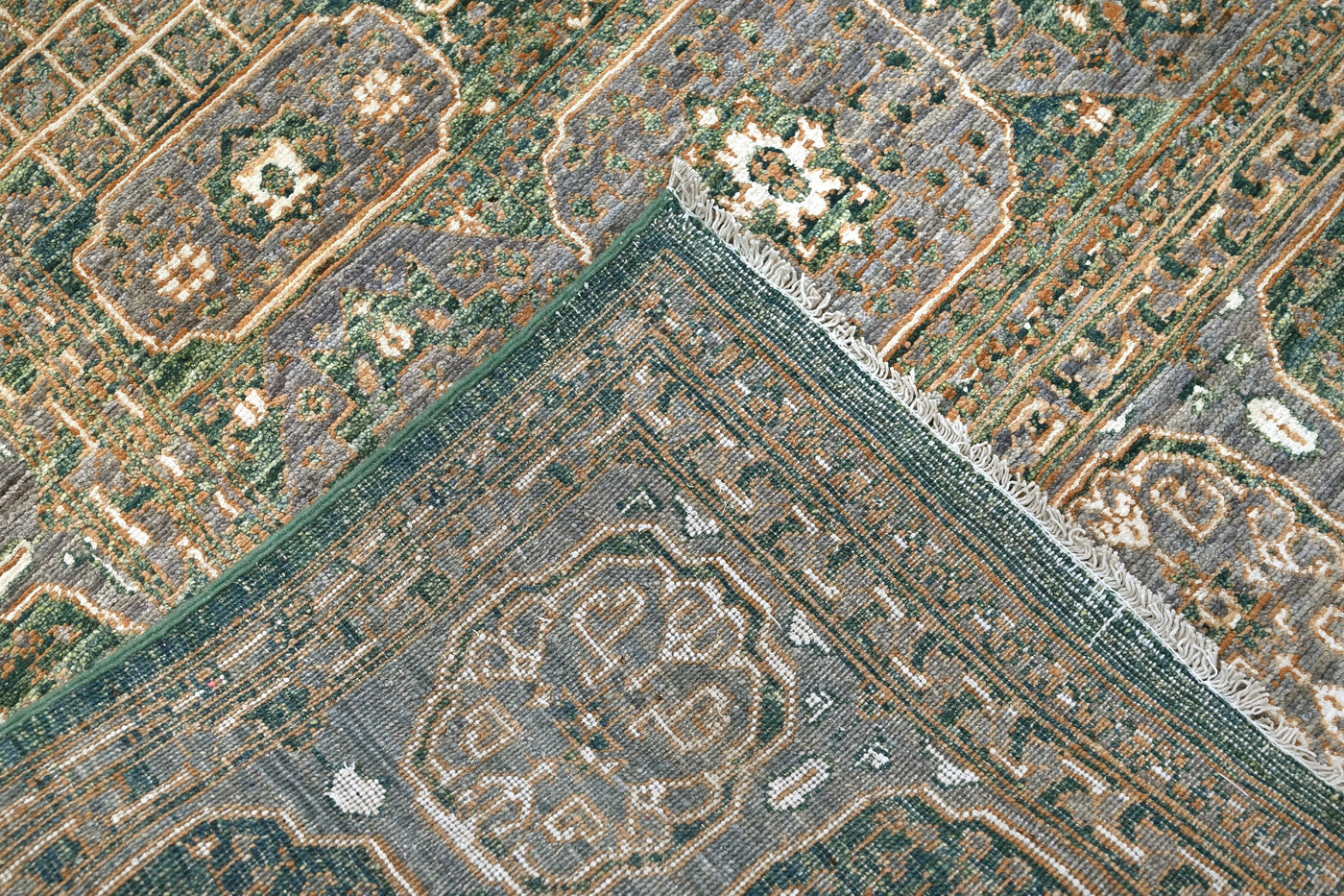Chobi Afghan Rug – Dove Matrix