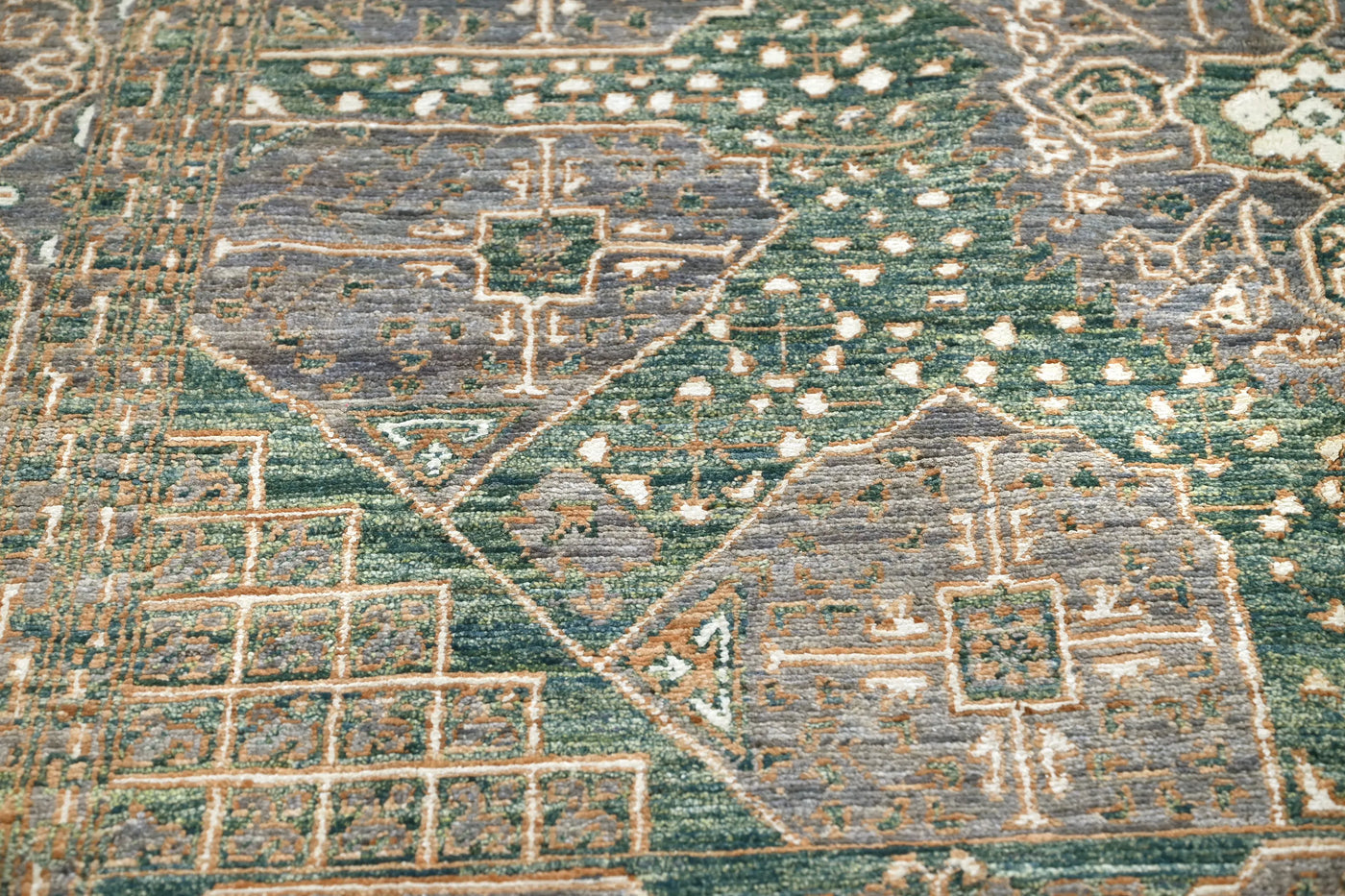 Chobi Afghan Rug – Dove Matrix