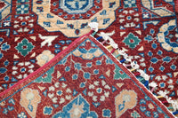 Chobi Afghan Rug – Scarlet Corridor