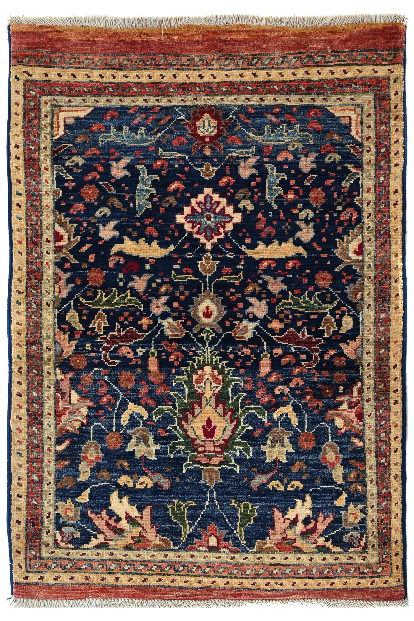 Chobi Afghan Rug – Indigo Botanical