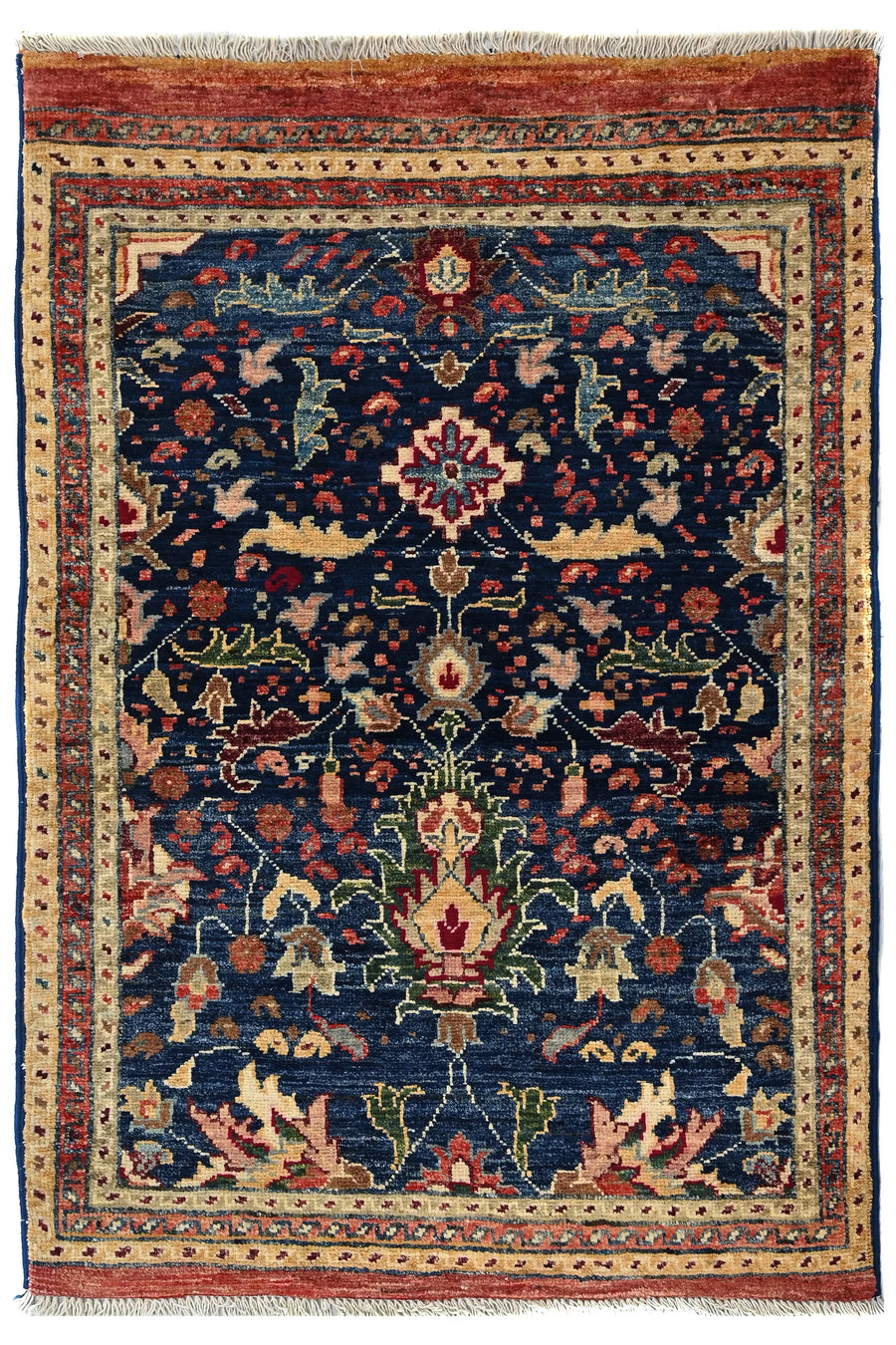 Chobi Afghan Rug – Indigo Botanical