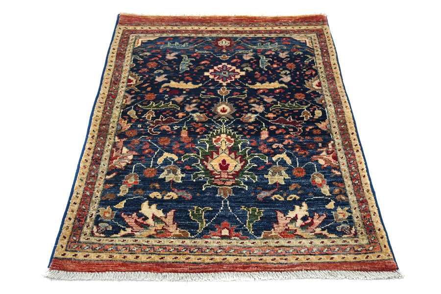 Chobi Afghan Rug – Indigo Botanical